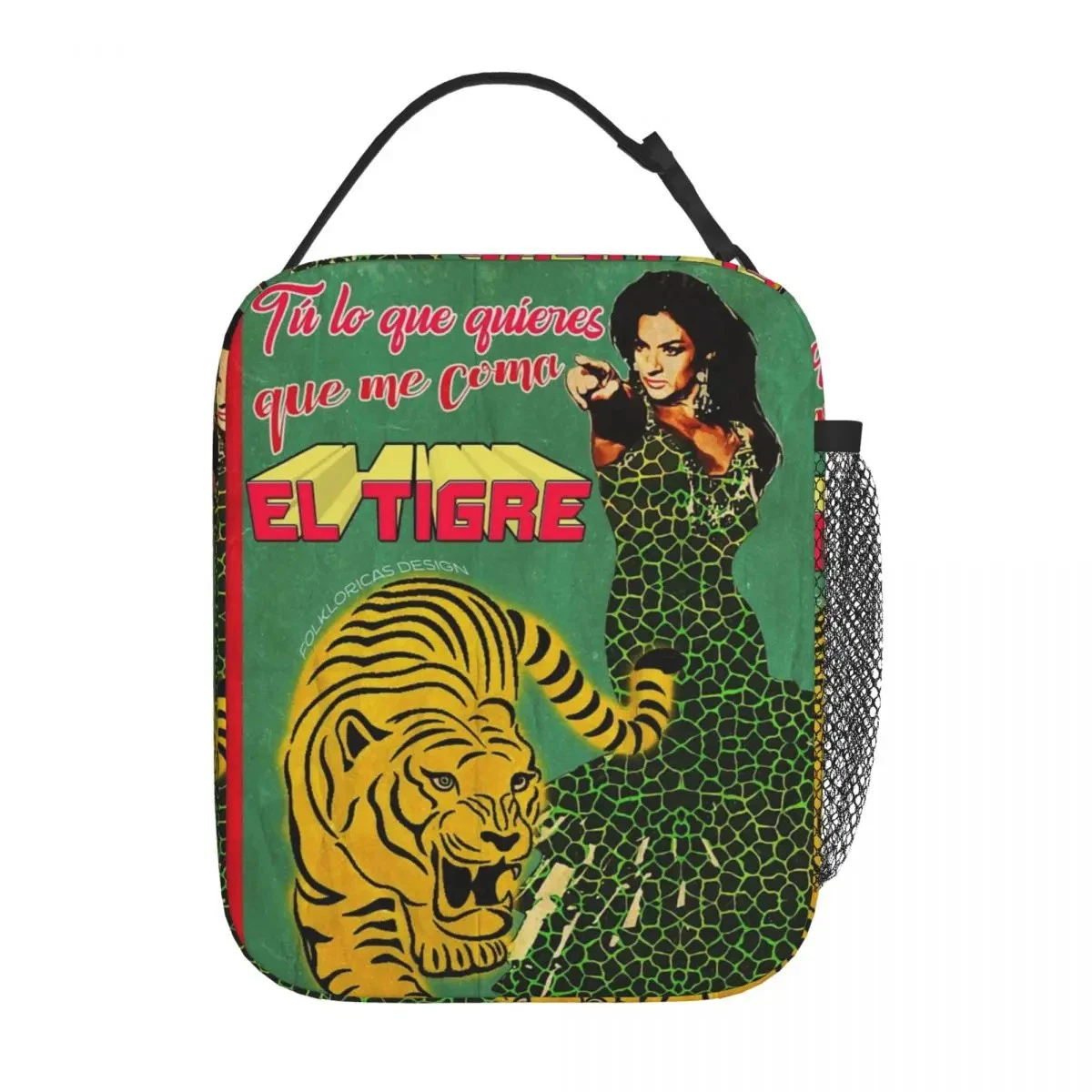 Lolas&Flores Let* The Tiger* Eat-Me Kid Lunch Bag, Travel Picnic Bag Gift