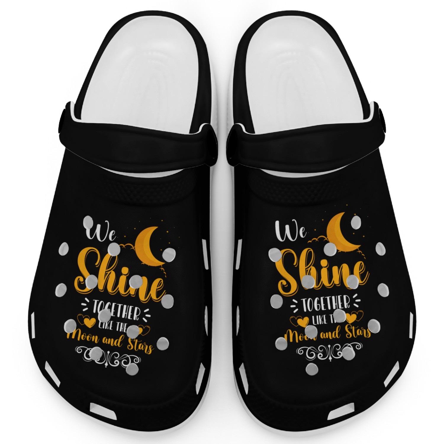 Star Asterisks Sun Clogs