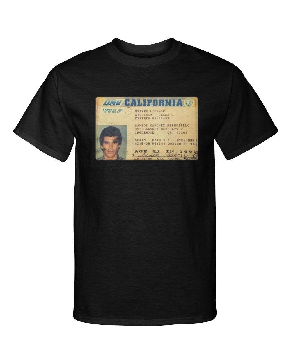 Chalino Sanchez California Drivers License CDL T-Shirt