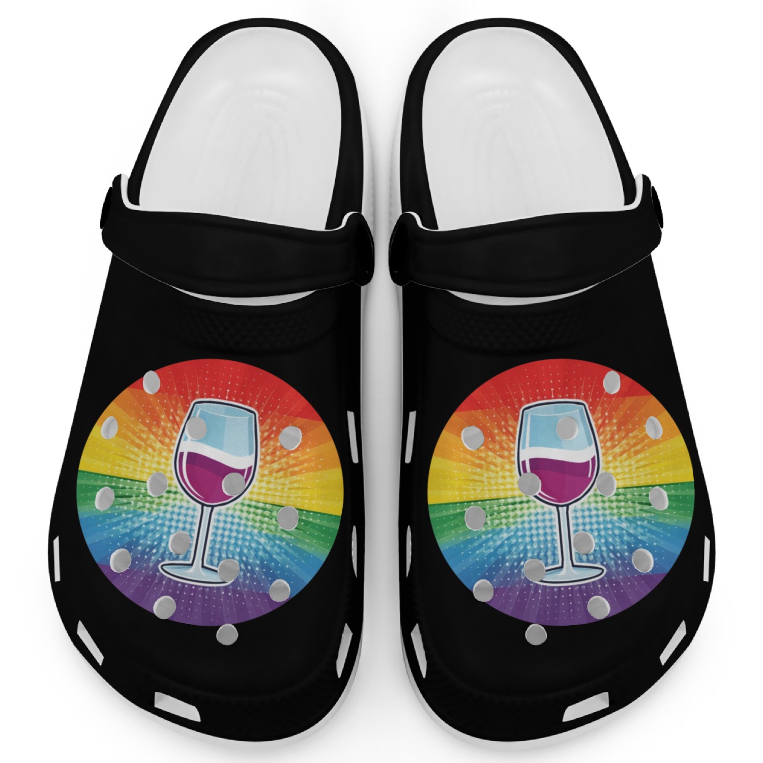 LGBTQ Wine Clogs