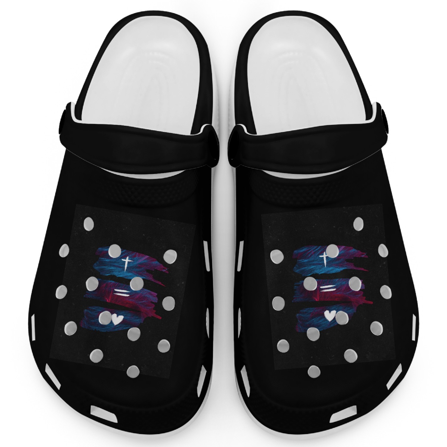 God Equals Love – Faith-Inspired Apparel Clogs