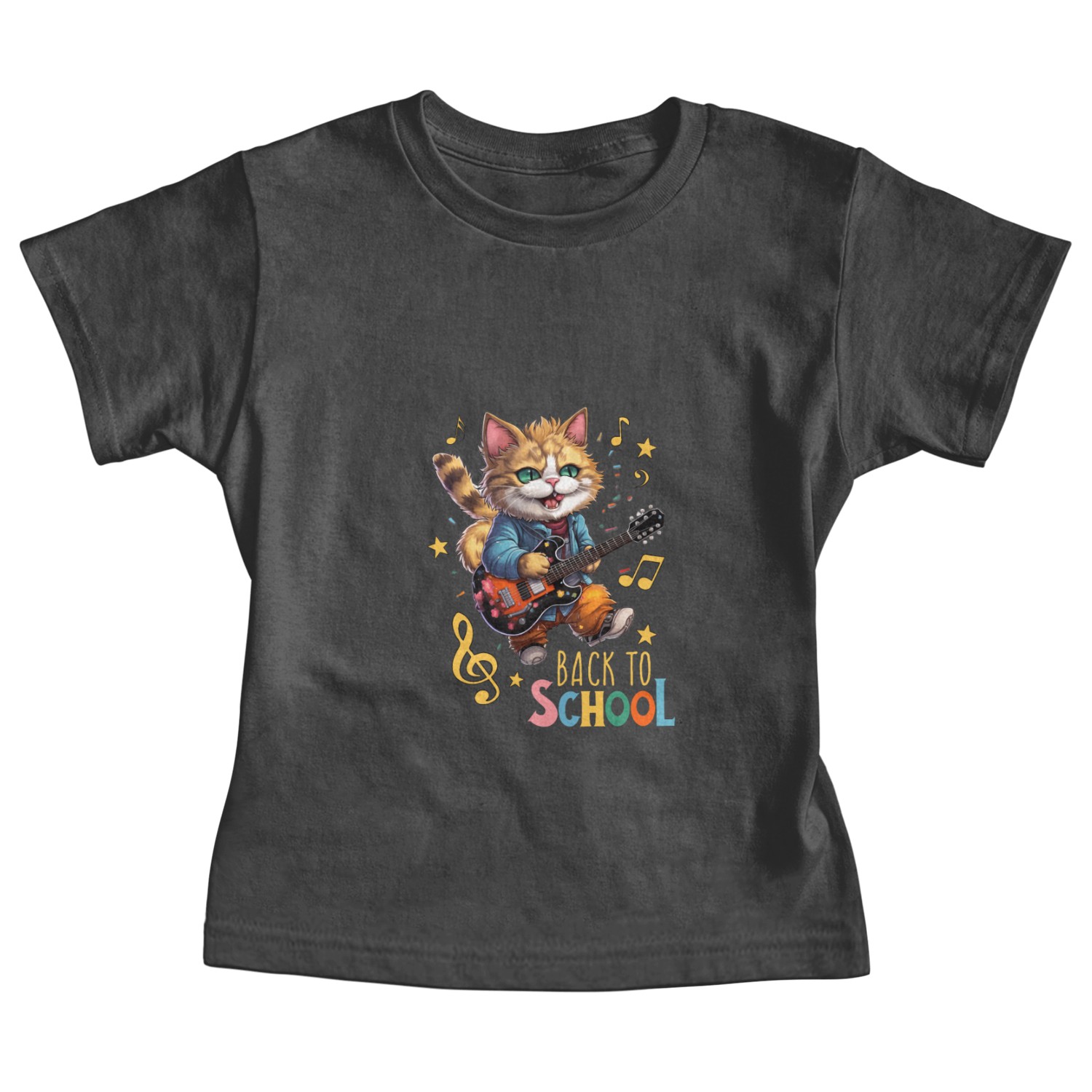 School child school start cat kitten Baby Tees