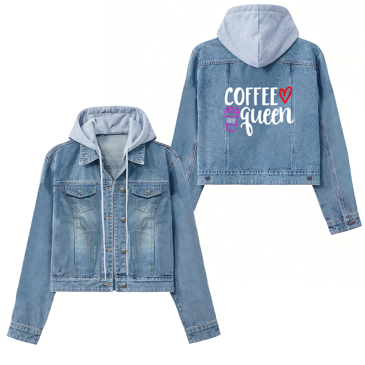 Coffee Queen Women's Denim Jackets
