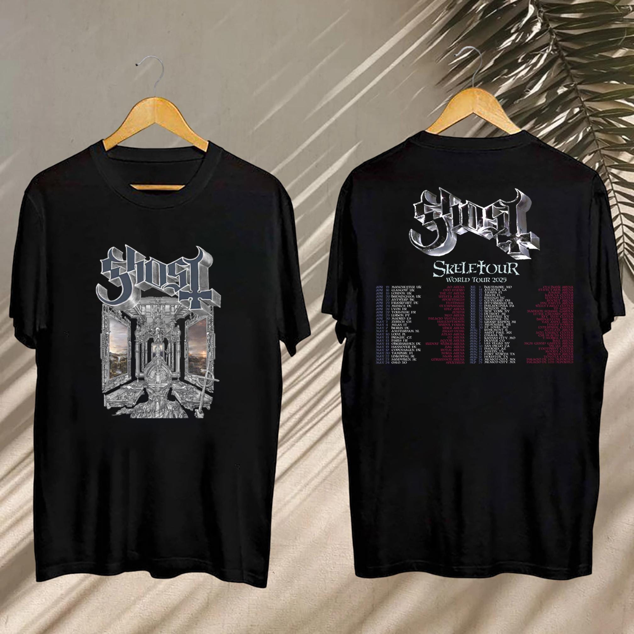 2025 Ghost Skeletour World Tour Tee, Ghost World Tour Fan Gift, Ghost Skeletour World Tour Shirt, Ghost Tee, Ghost Merch, Ghost Fan Shirt