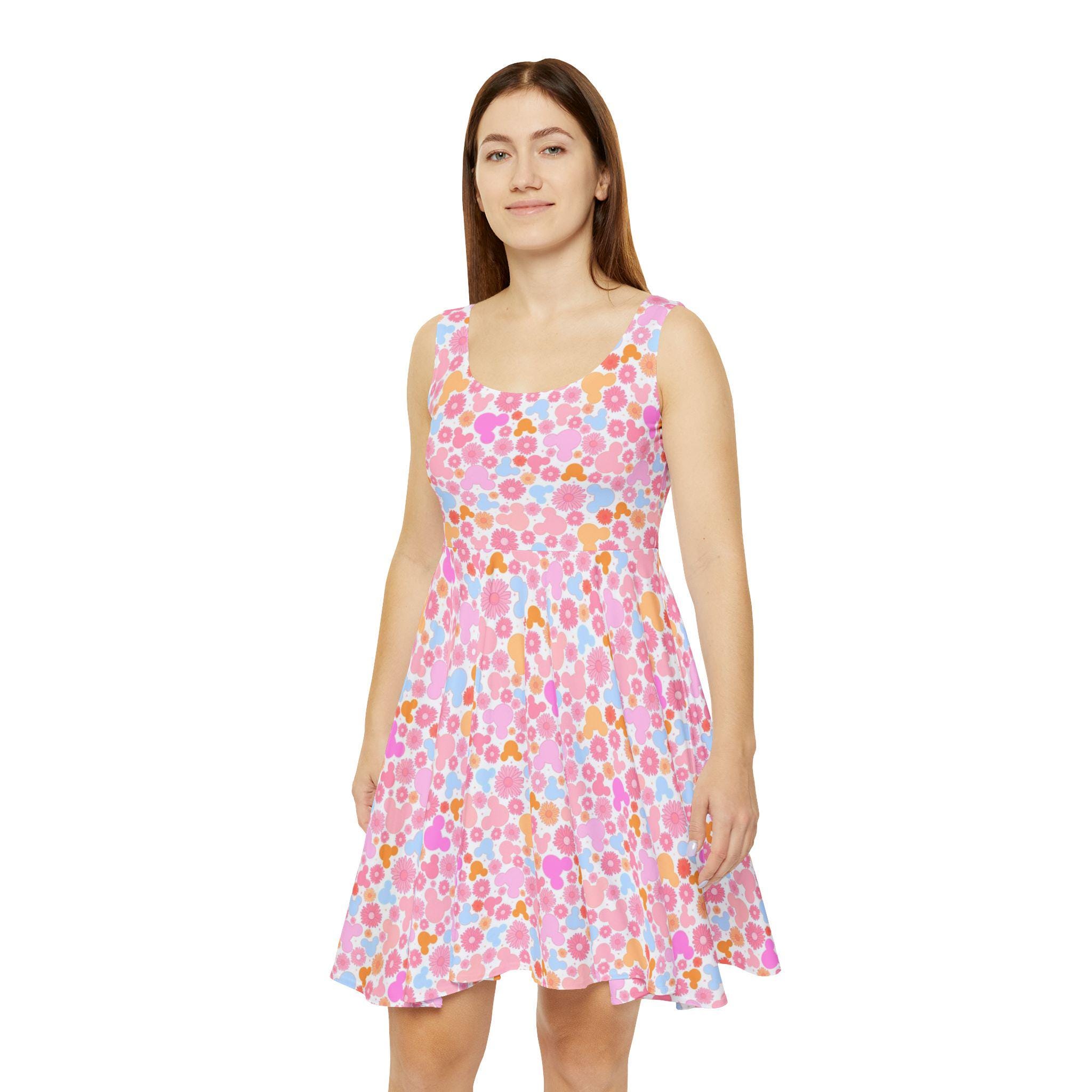 Floral Hippie Mouse Women's Skater Dress