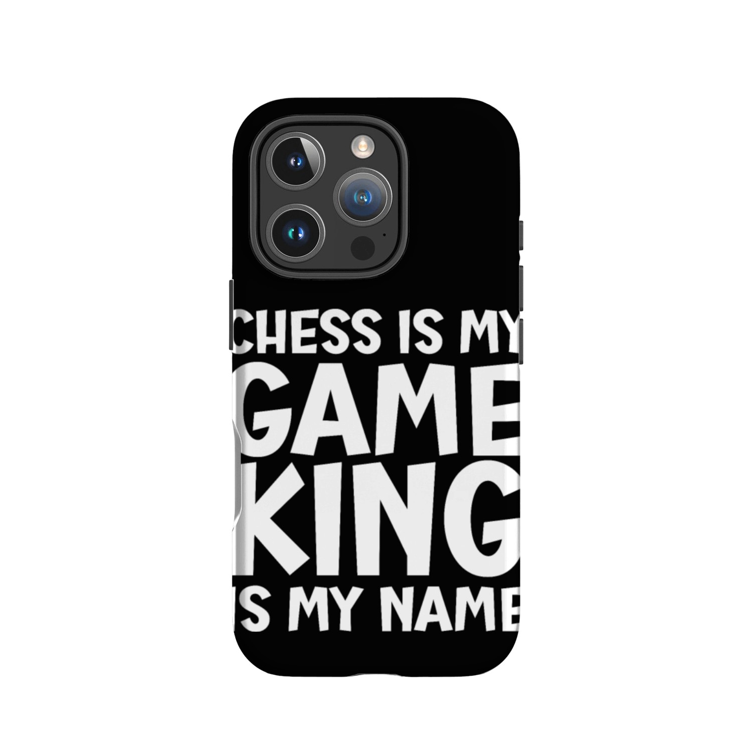 Chess is my game king is my name IPhone Cases