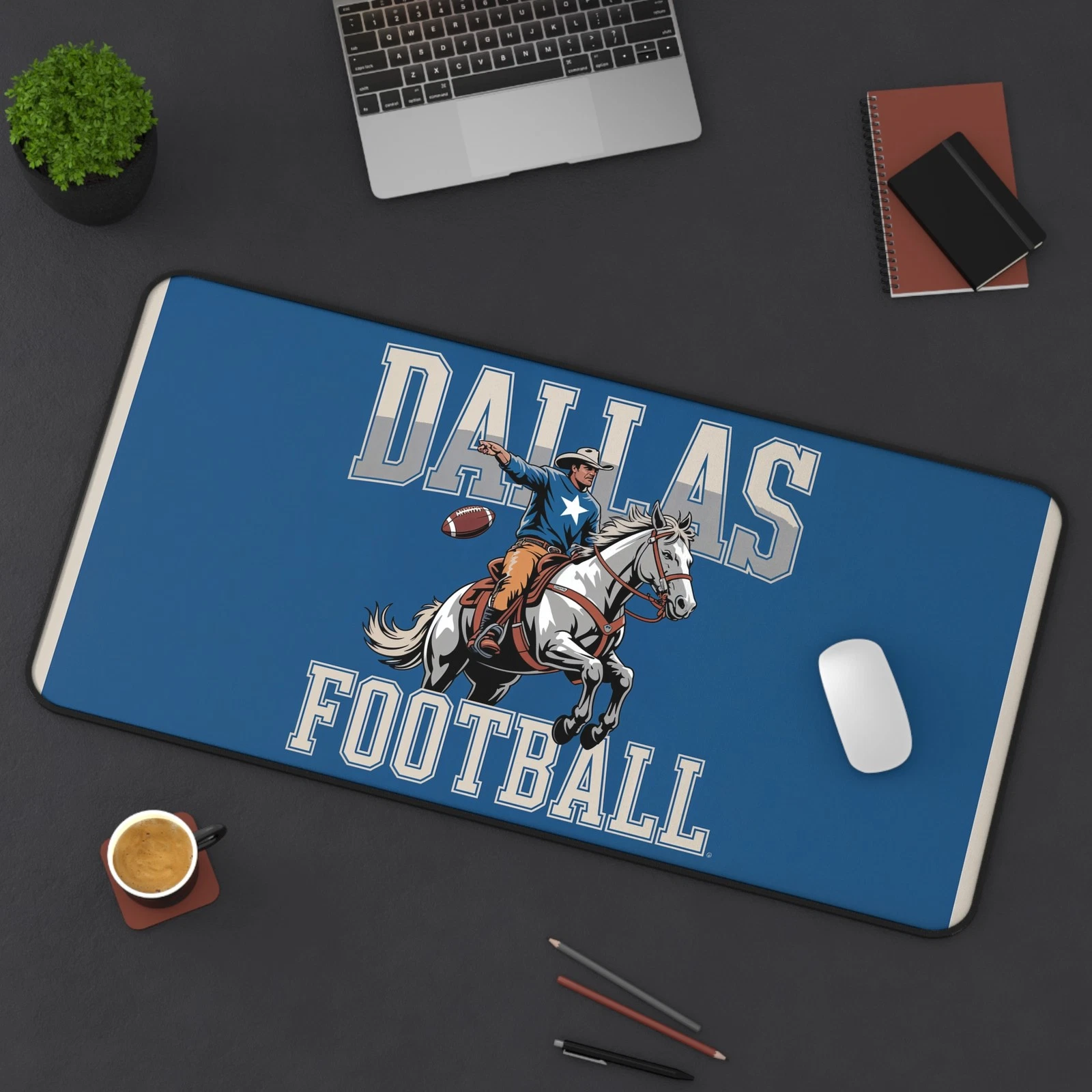 Dallas Football High Def Print Non Slip Desk Mat Office Home football
