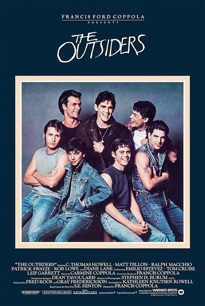 The Outsiders Movie Poster Wall Art
