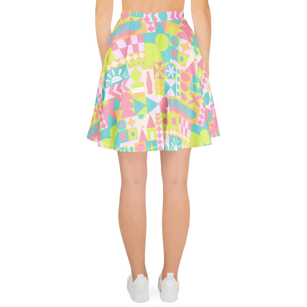Small World Skater Skirt, Cosplay Costume for Women