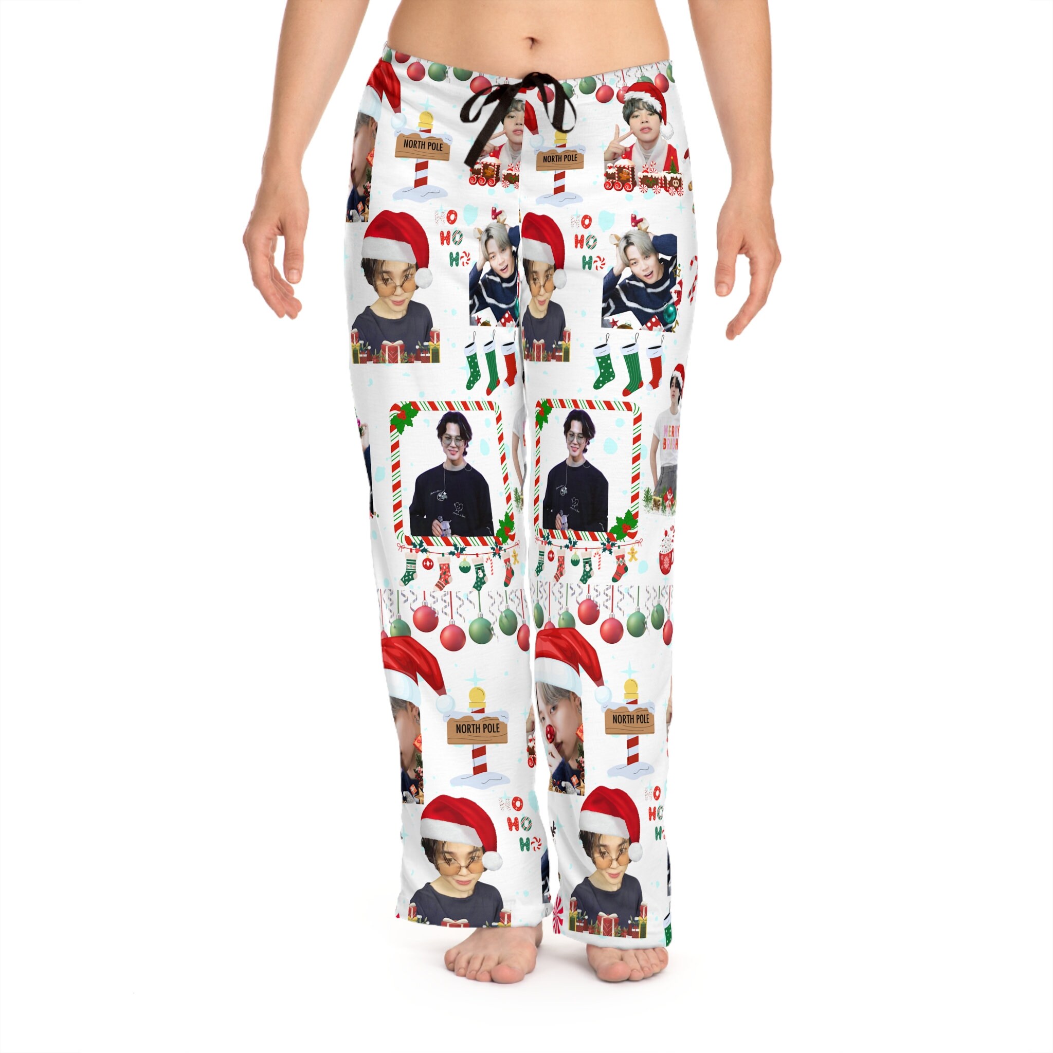 BTS Jimin Christmas Womens Pajama Pants