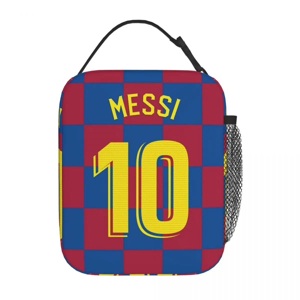 Messis 10 Football Soccer Lunch Bag, Portable Food Container Bags, Cooler Thermal Food Box, Back To School Gift