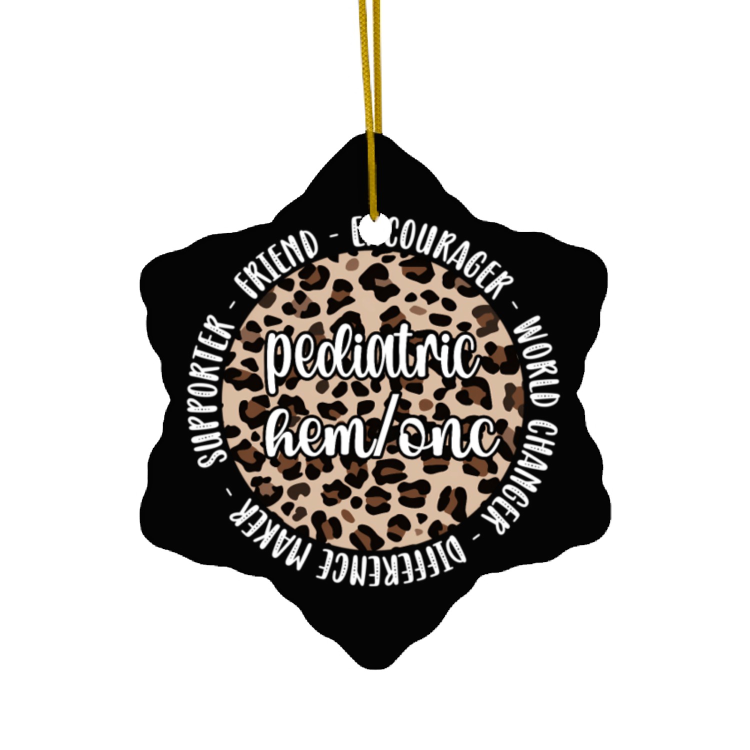 Pediatric Hemonc Pediatric Hematology Oncology Ceramic Ornaments