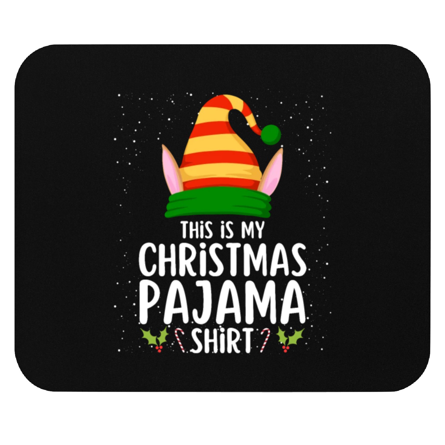 Christmas Pajamas Pajamas Sleep Mouse Pads