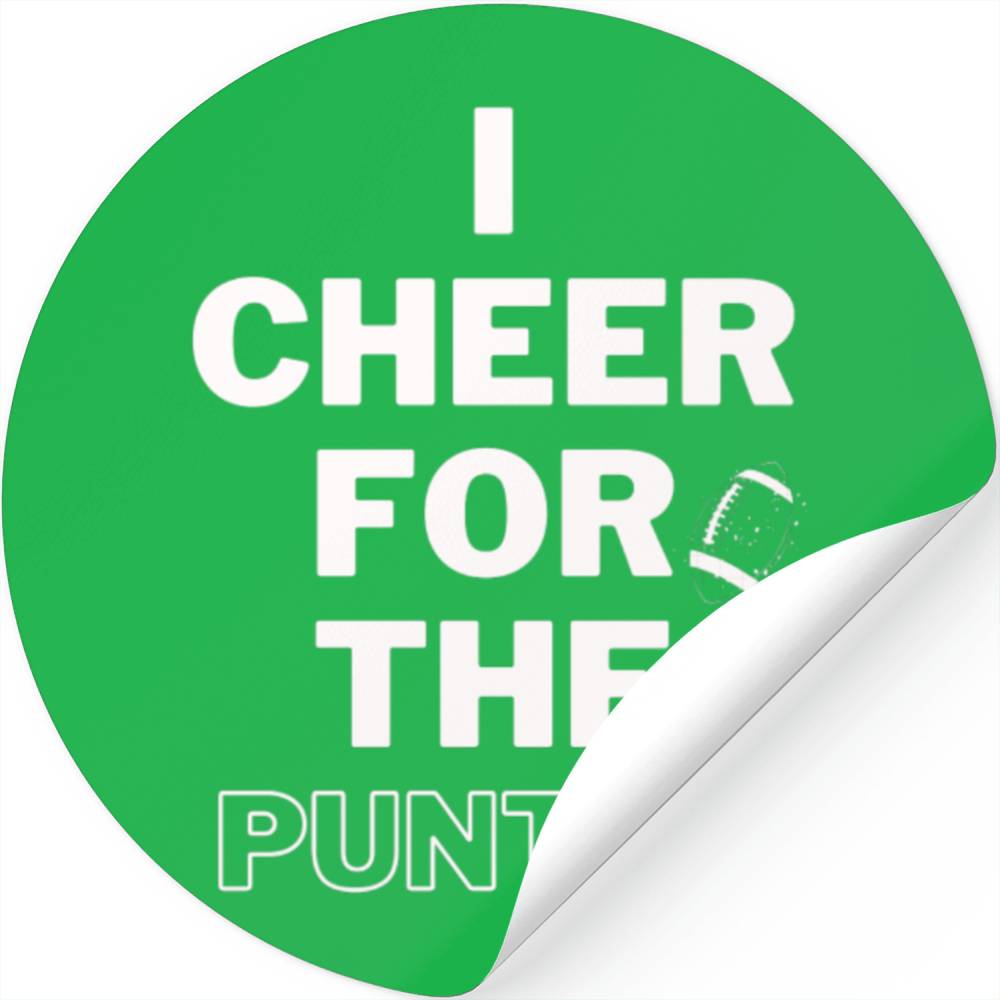 I cheer For The Punter Stickers