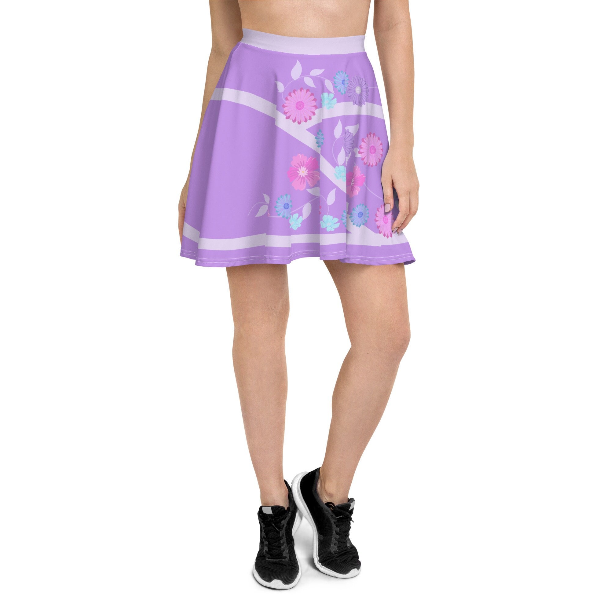 The Power of Beautiful Flowers Running Costume Skater Skirt