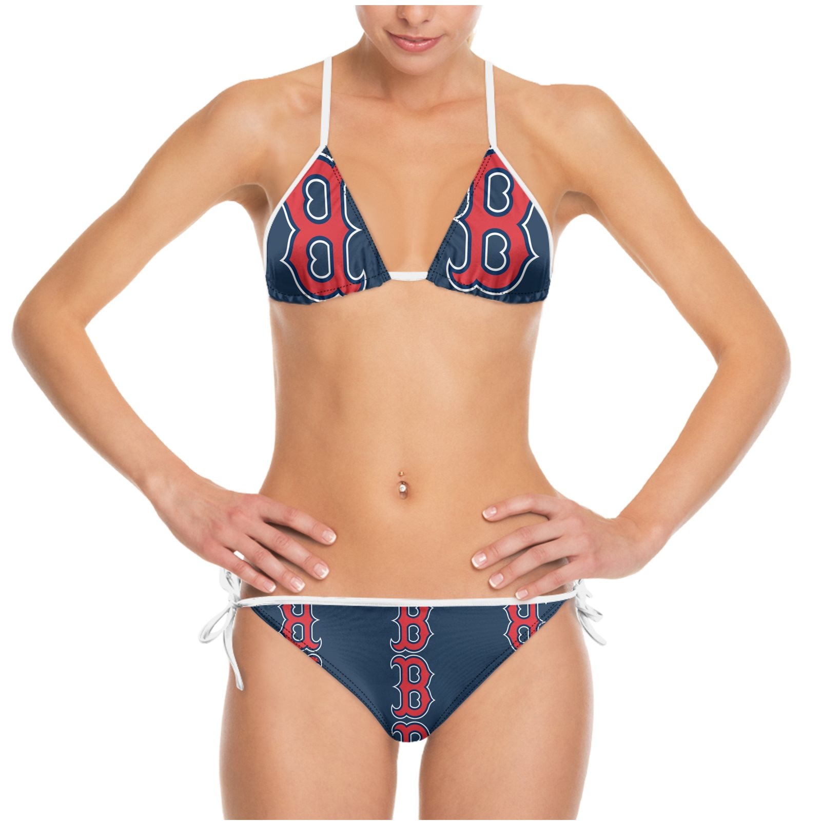 Boston Red Team Sox Summer Beach Women's Bikini Swimsuit