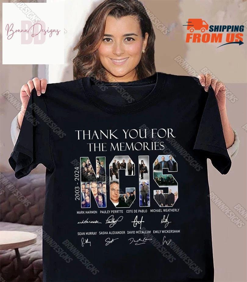Ncis Tee, Anniversary 2003 2024 Thank You Signatures Shirt, Ncis Shirt, Ncis Fans Gift