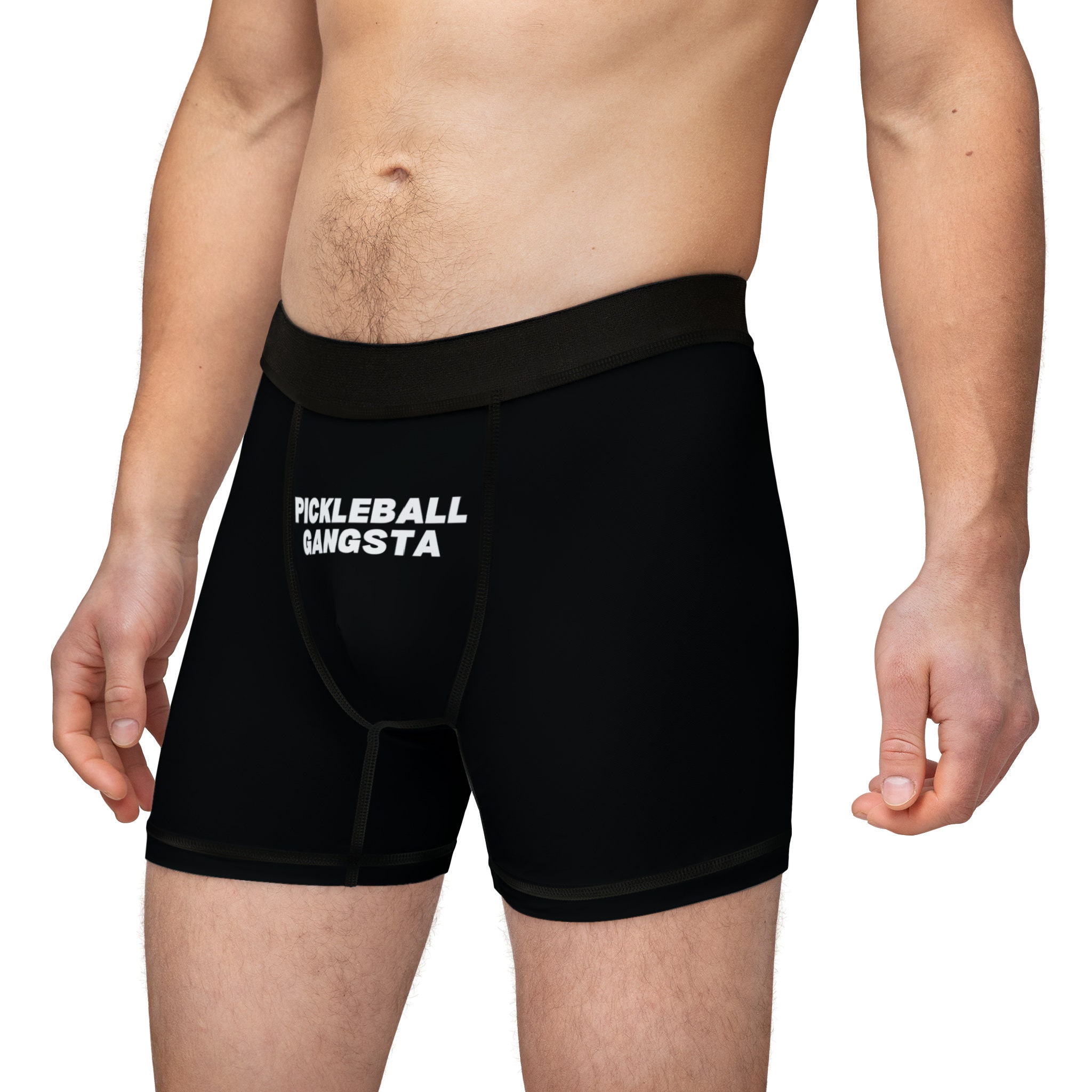 Pickleball Gangsta Men's Boxers, Funny Gift for Him