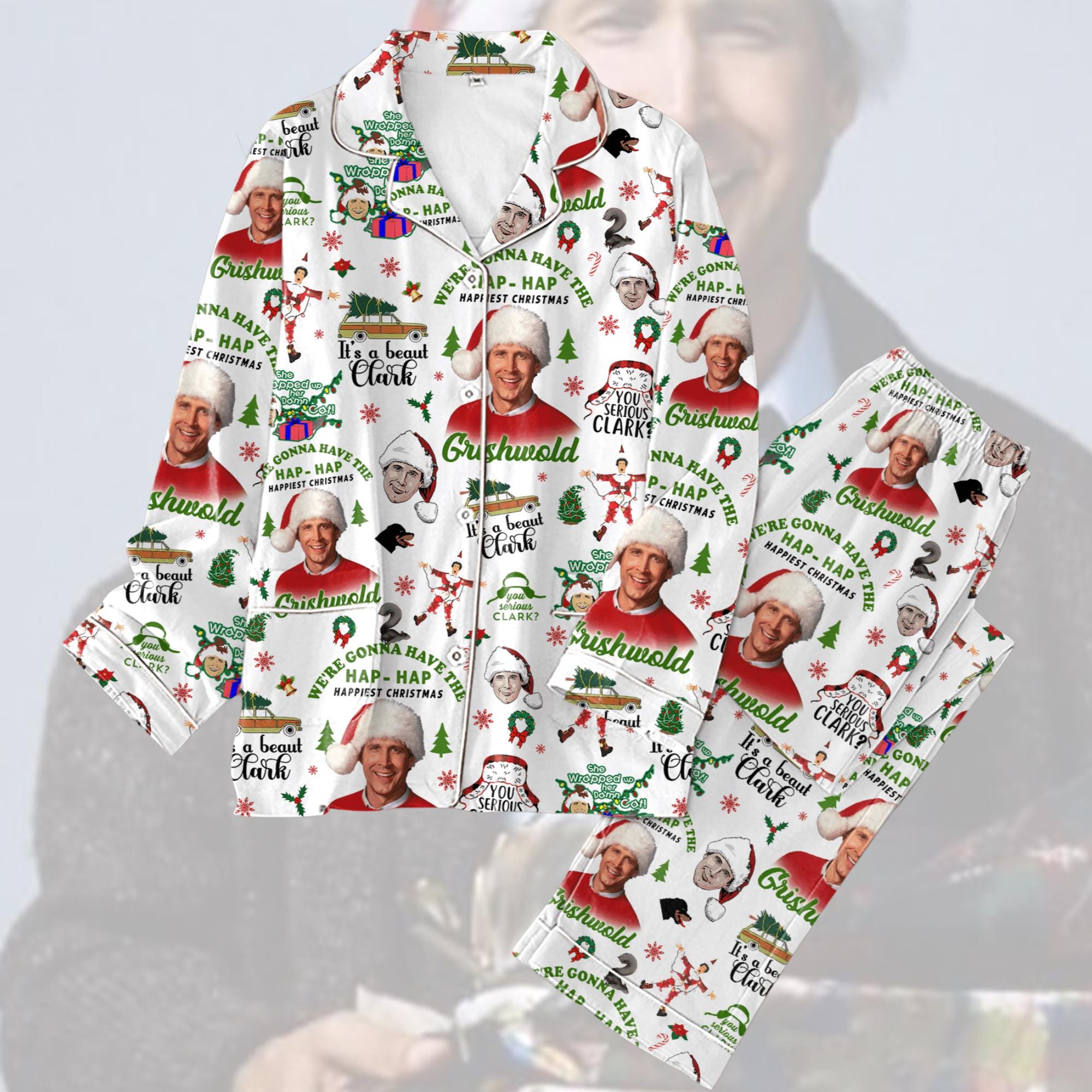 Christmas National Lampoon Vacation Pajamas Set, Griswold Christmas Pajamas, You Serious Clark Family Set, Christmas Vacation Gifts