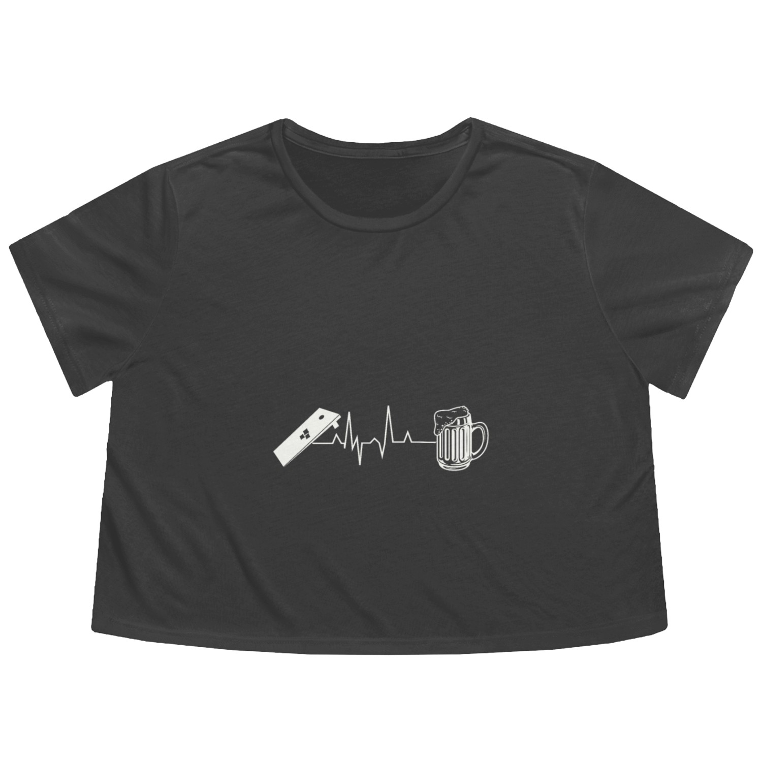 Cornhole Lawn Game Flowy Cropped Tees