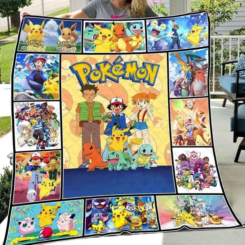 Anime Character Lover Fleece Quilt