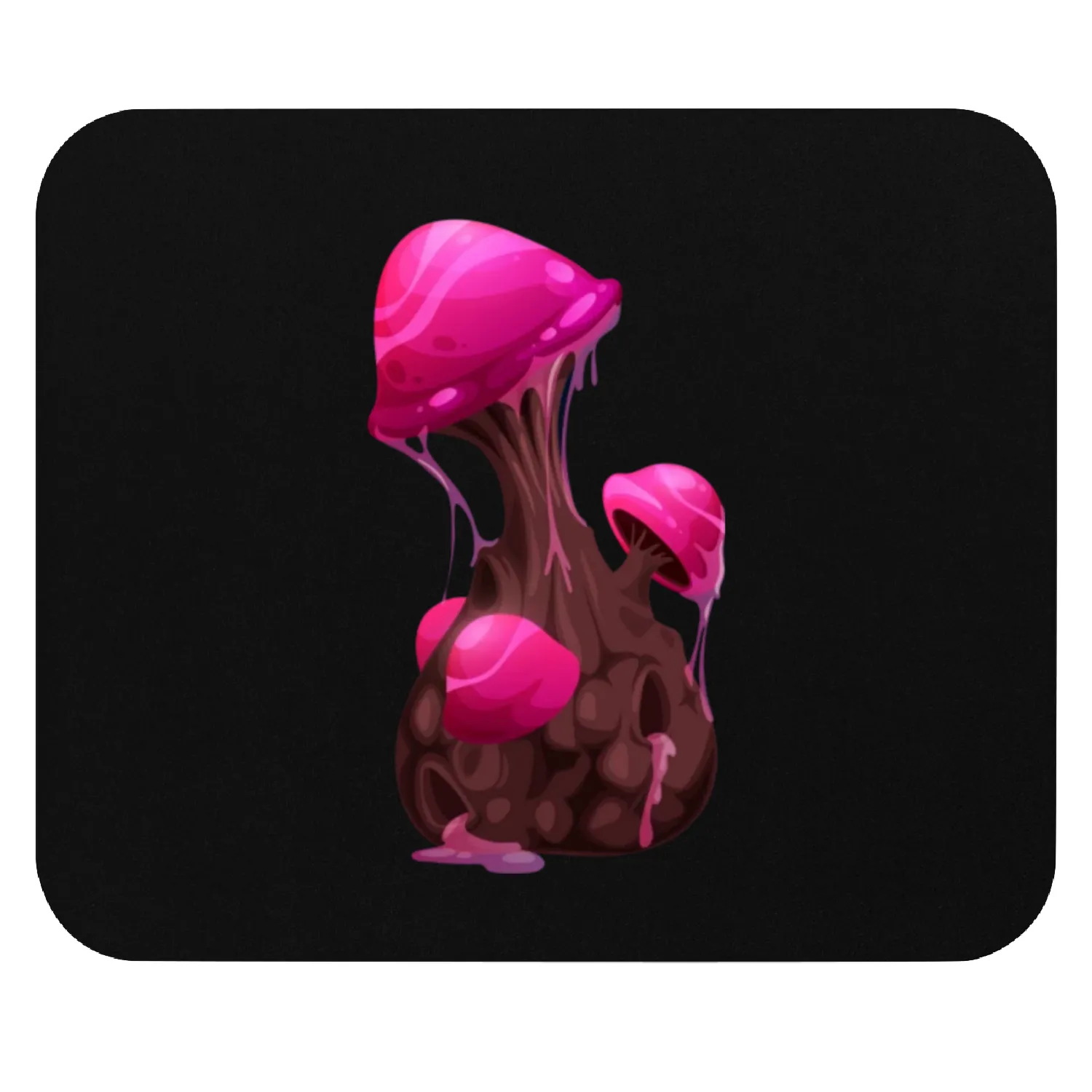 Pink Mushroom Mouse Pads