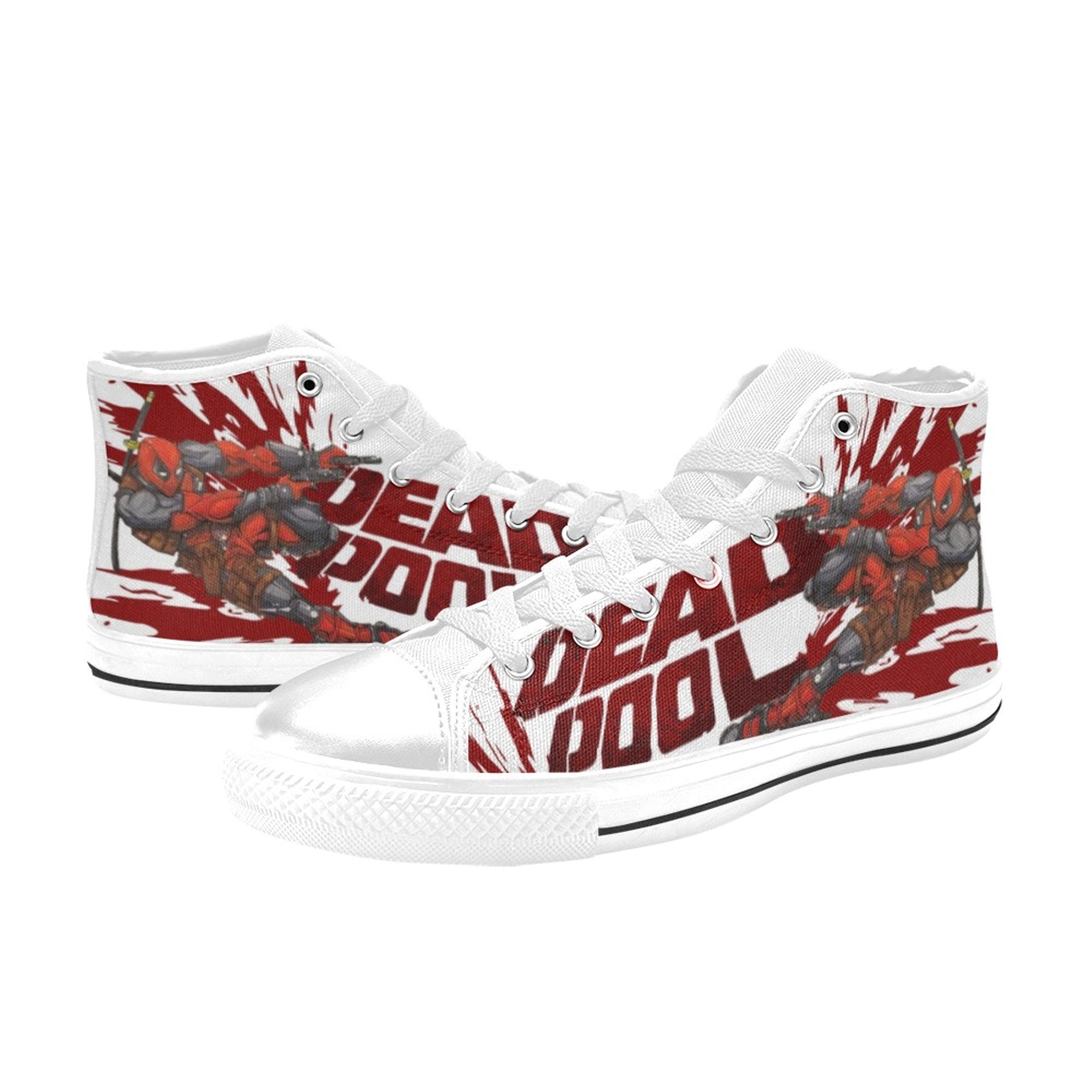 Deadpool High Top Canvas Shoes