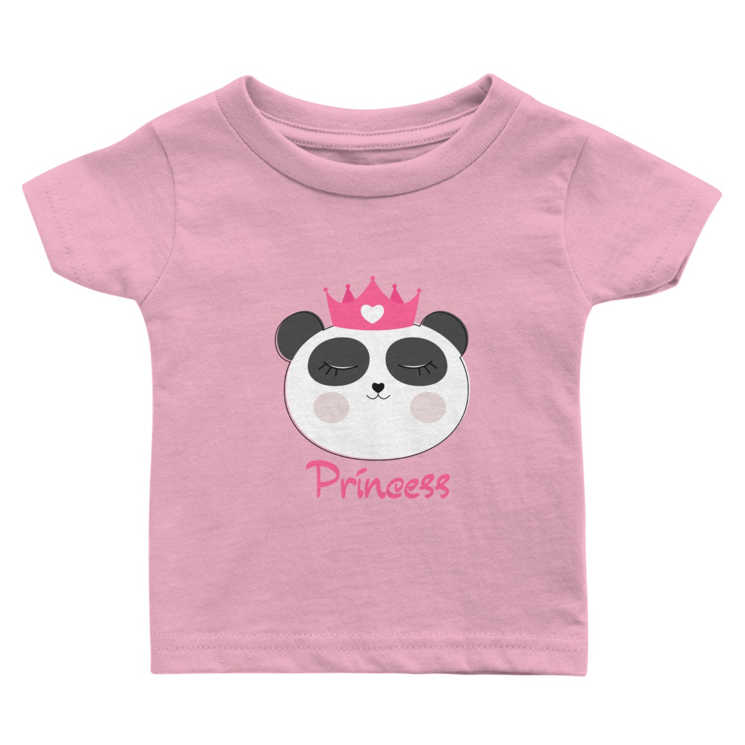 Kids Panda - Princess Baby T Shirts