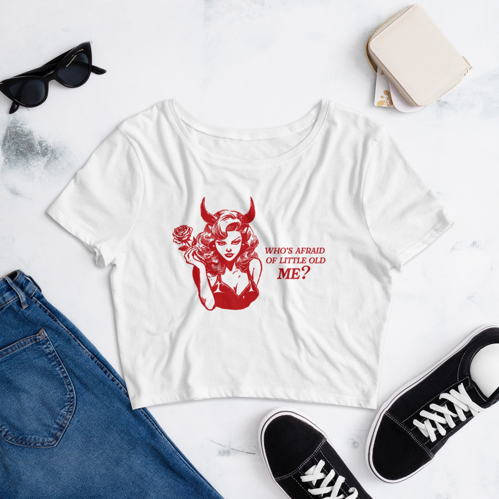 Whos Afraid of Little Old Me? - TTPD Crop Top