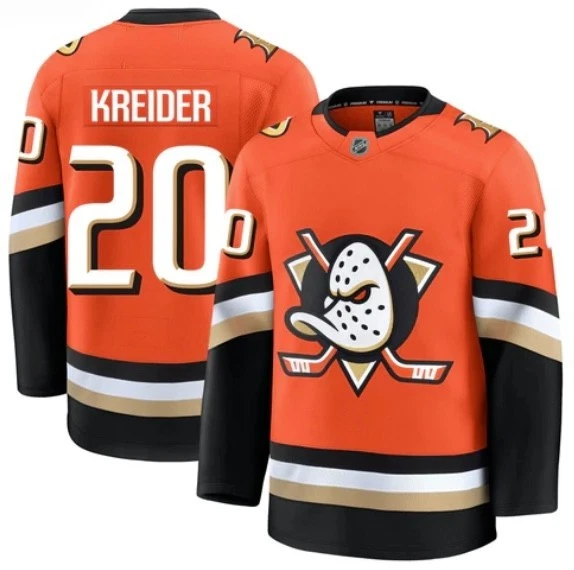 Chris Kreider Anaheim Premium Home Jersey - Multiple Sizes