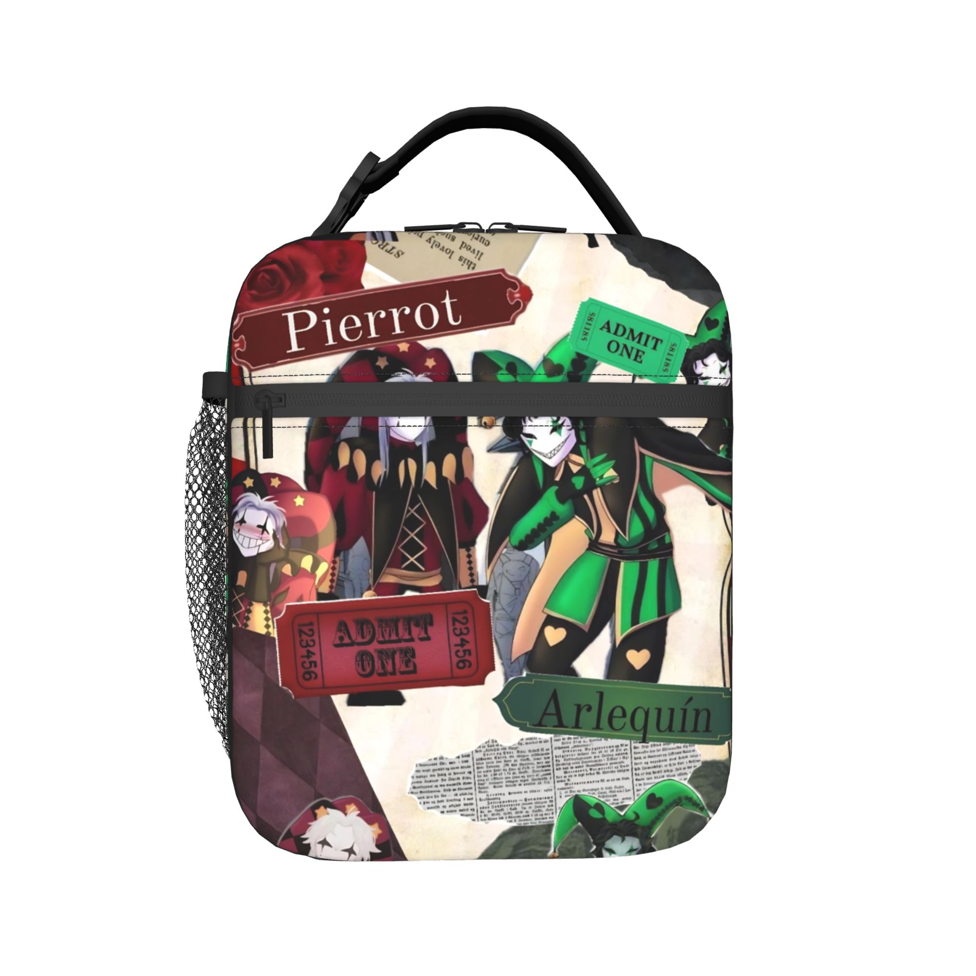 The Freak Circus Insulated Lunch Bags for Men Women Food Container Portable Cooler Thermal Bento Box For Travel