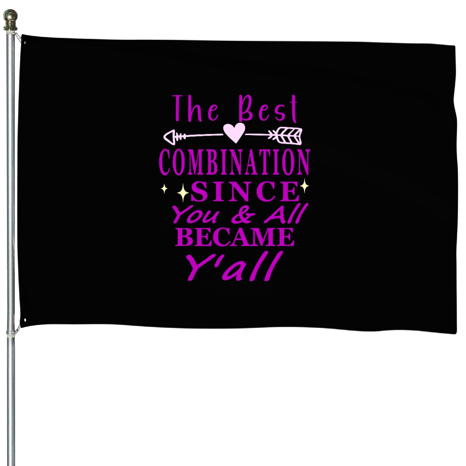 The Best Combination Since Y'all - Left Arrow House Flags