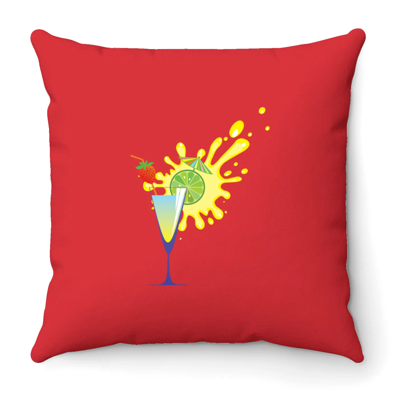 Fresh Summer Juice Throw Pillows