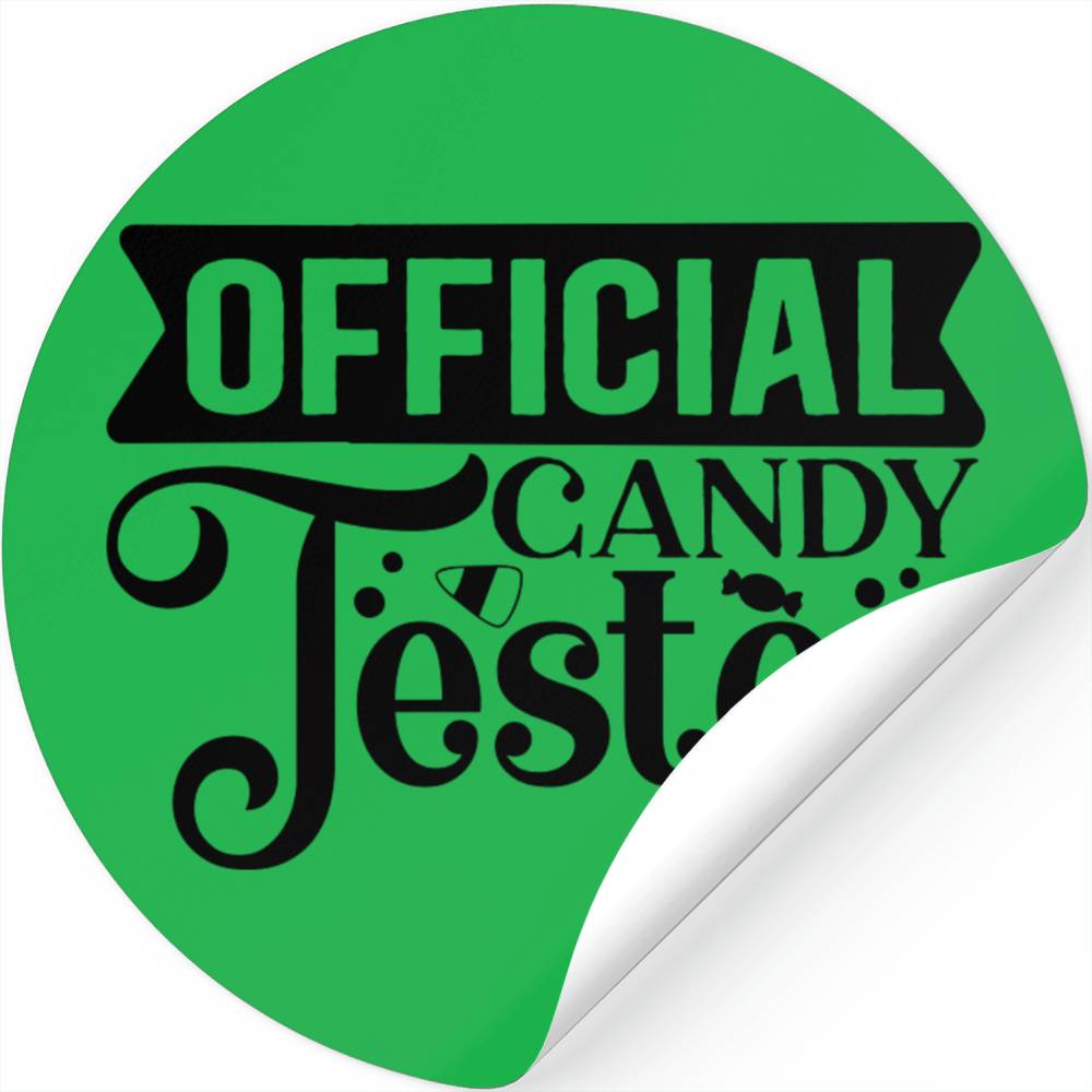 Official candy tester Stickers