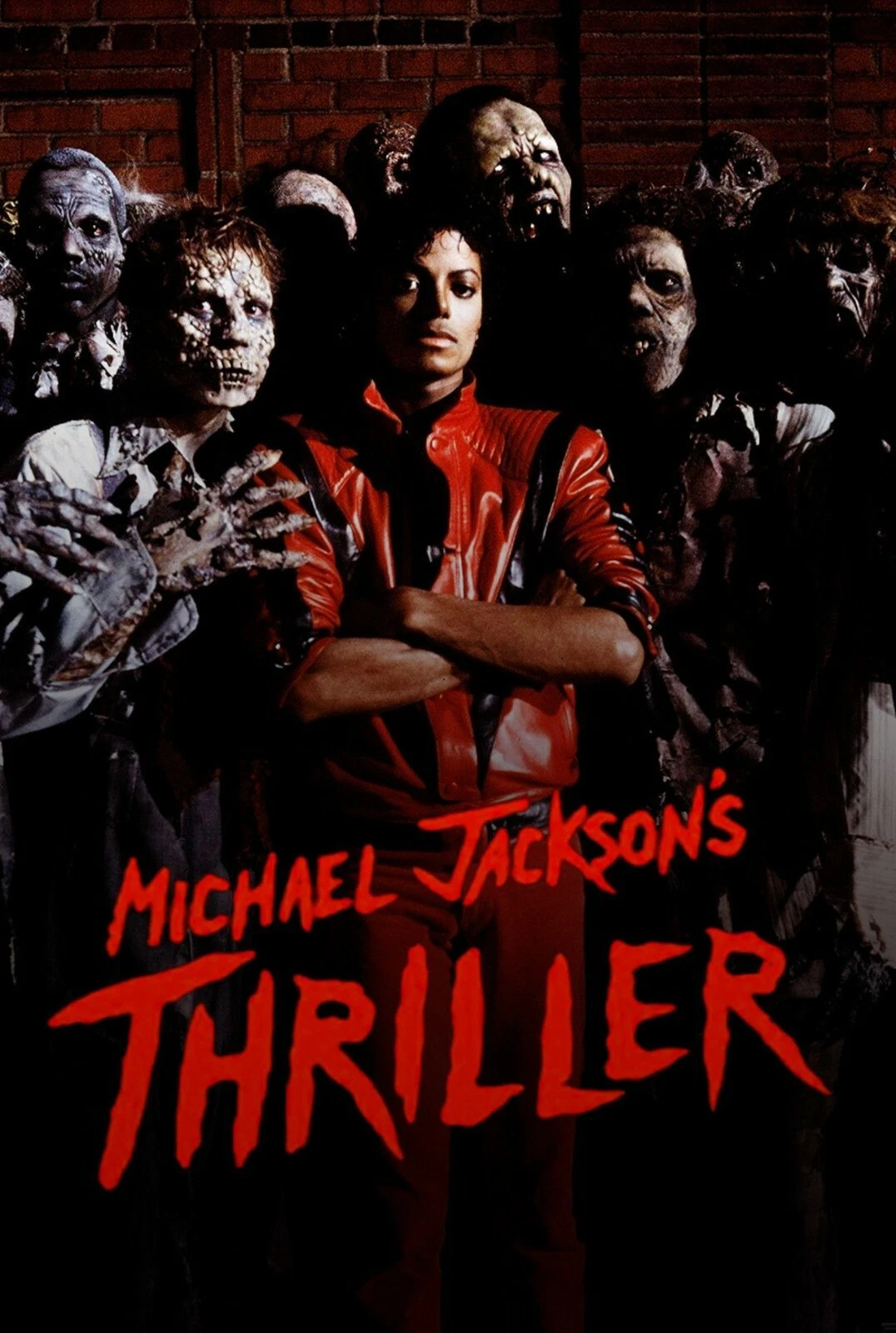 Michael Jackson Thriller Poster Print Vintage Movie Inspired Artwork Vertical Poster