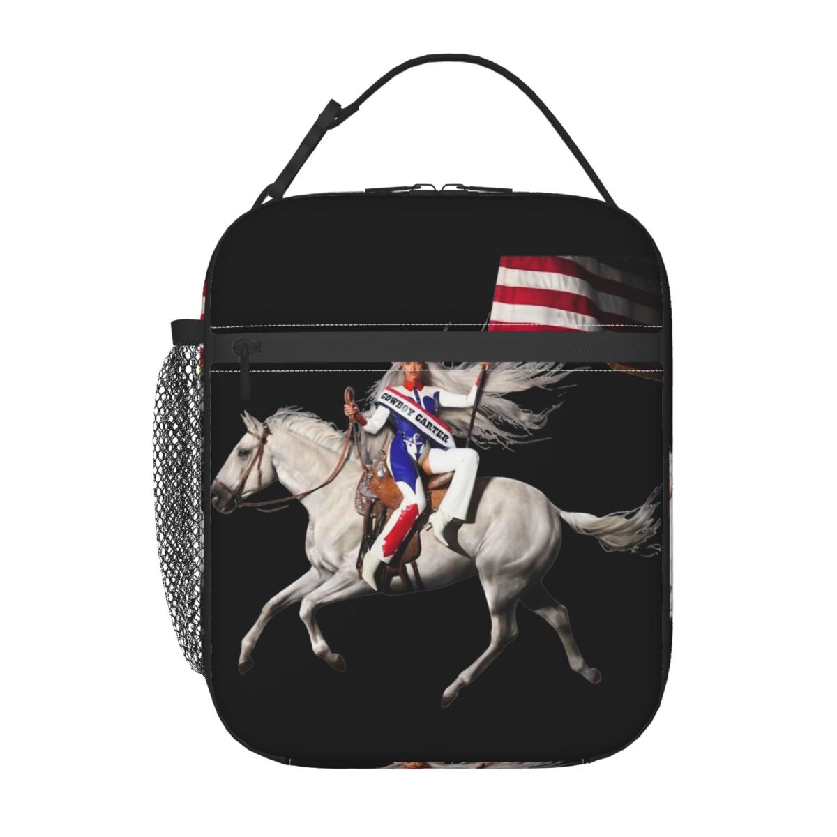 Cowboy Carter Beyonce New Album Thermal Insulated Lunch Bags for Work Tour Portable Food Bag Container Thermal Cooler Food Box