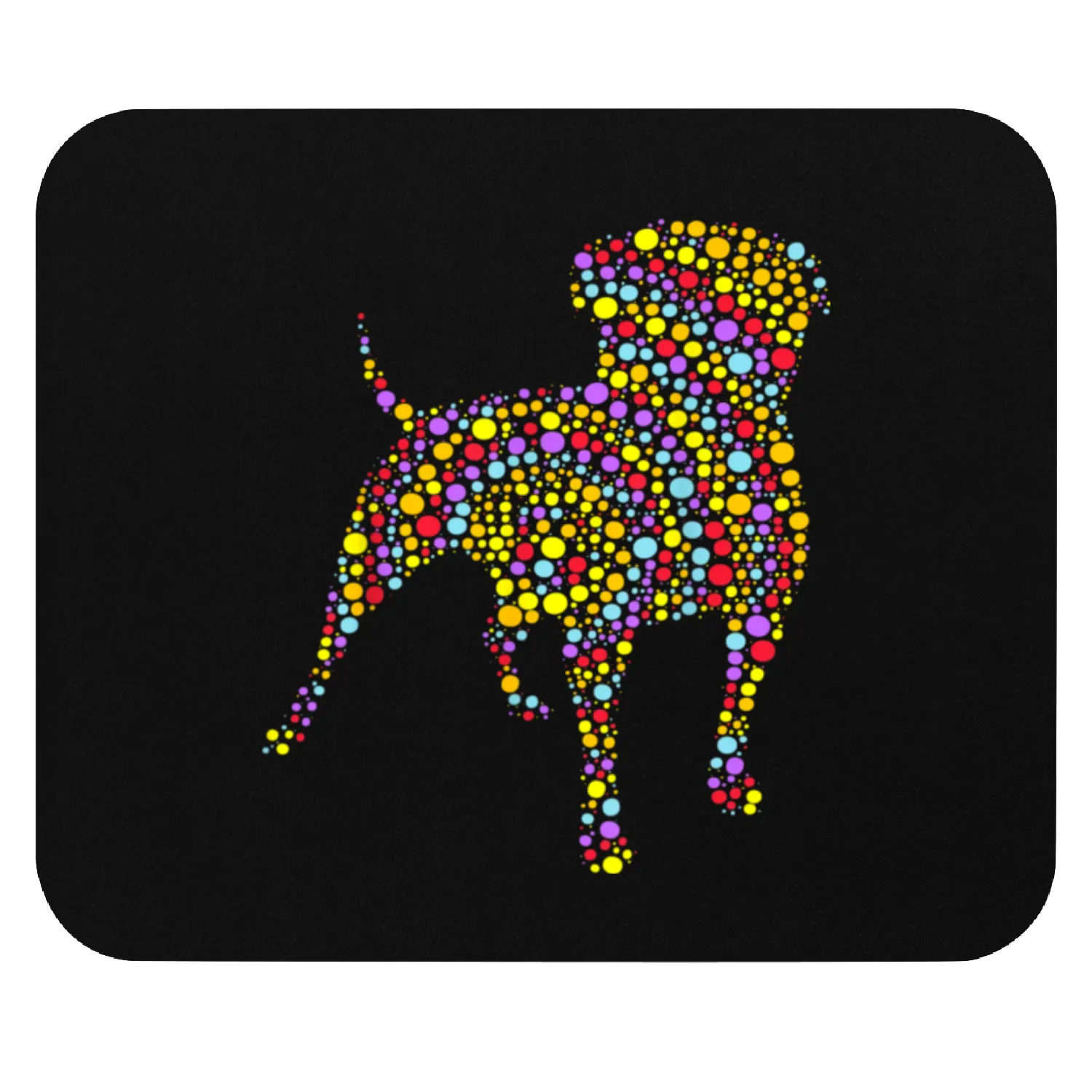 Colorful Dot Dog Dog Lover Mouse Pads
