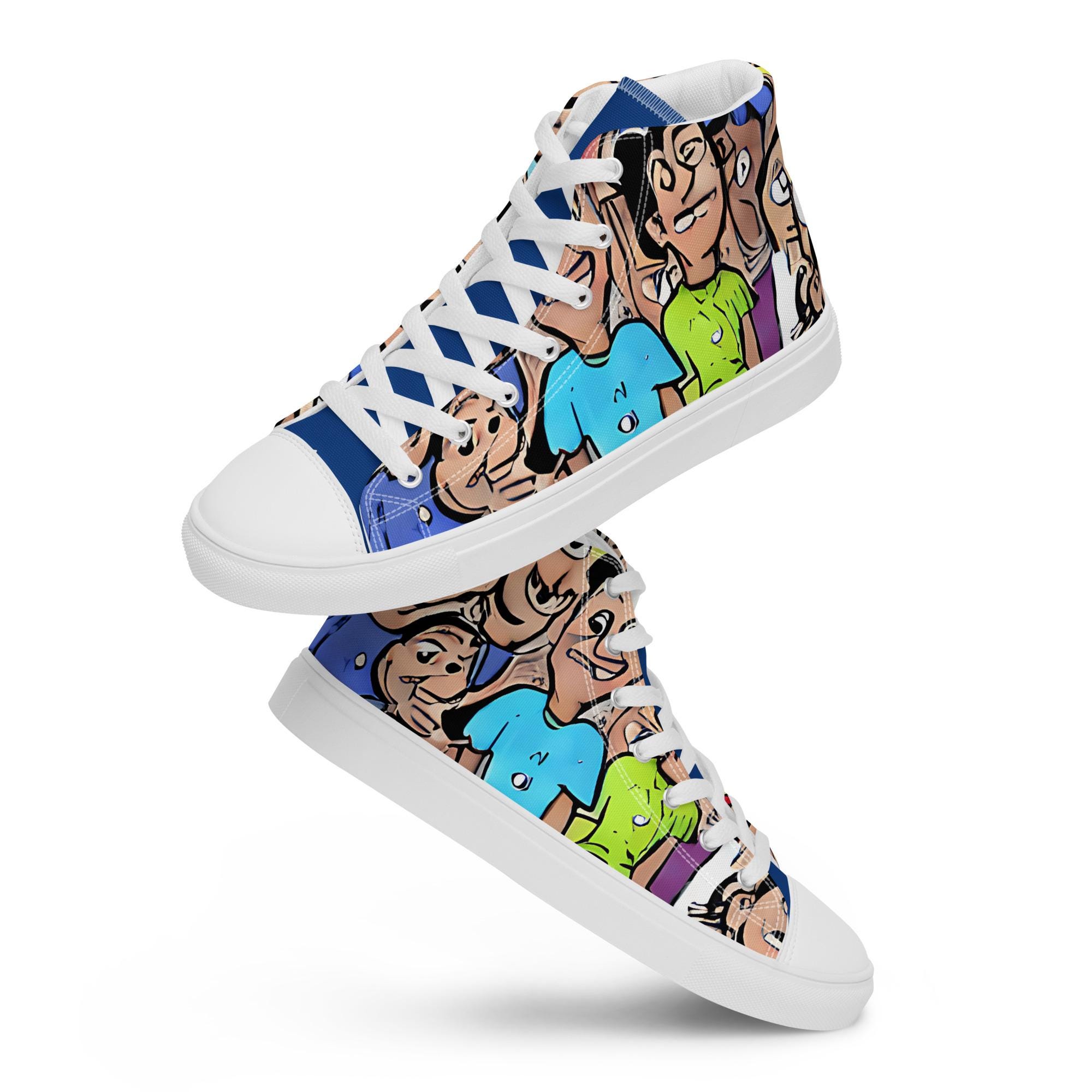 Mens Canvas Trainers | Fashion Sneakers | Designer Trainers | Platform Sneakers