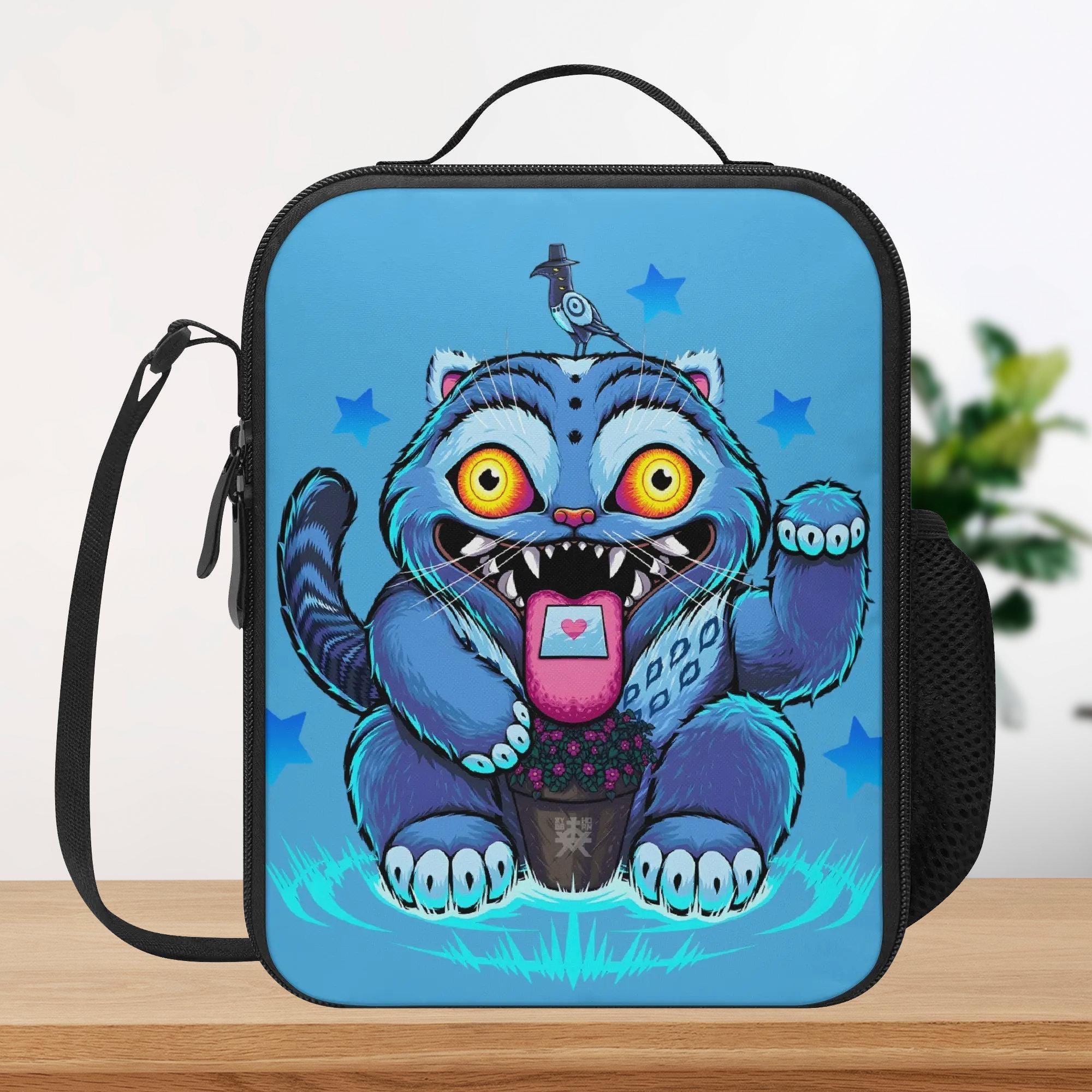 Derpy Tiger Demon Hunters Lunch Box Bag, Kpop Demon Hunters Lunch Bag, Demon Hunters Quality Keep Warm/Cold Lunch Bag