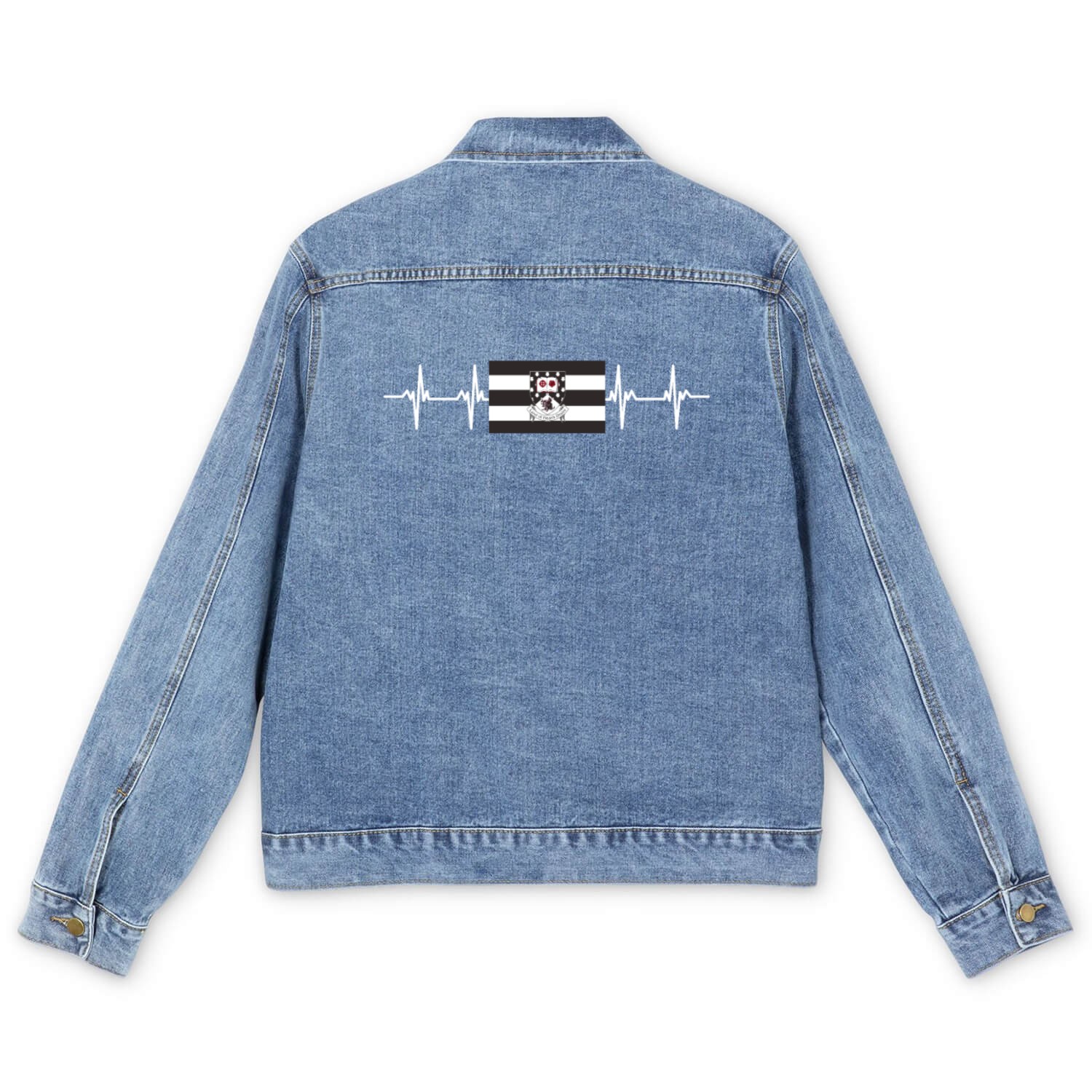 Irish Ireland Sligo Flag Men's Denim Jackets