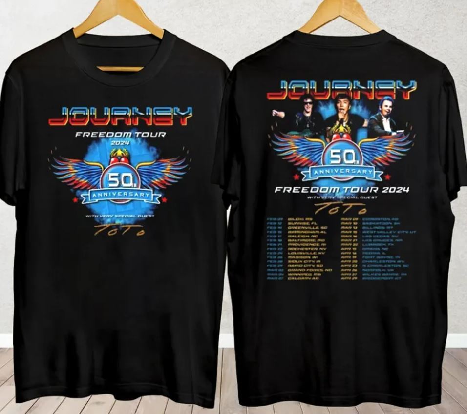 Journey 2024 Tour - Double side Shirt, 2024 Shirt