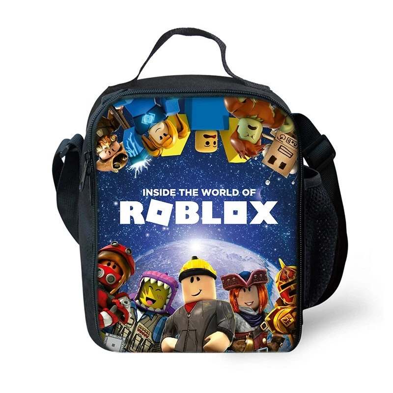 Roblox Kids Lunch Bag, School Picnic Bag