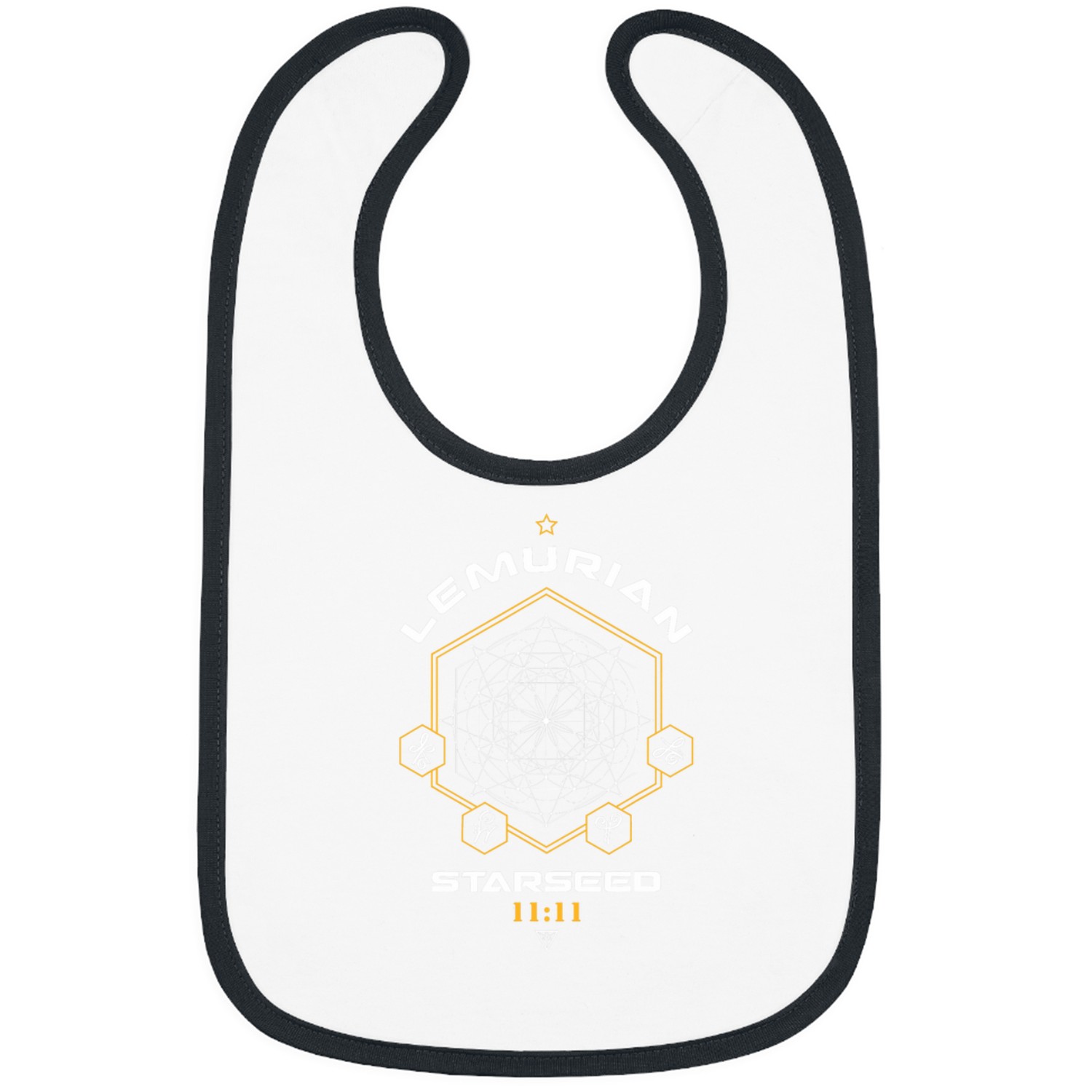 Lemur Pet Lemurian Starseed Light Code Sacred Geometry Bibs