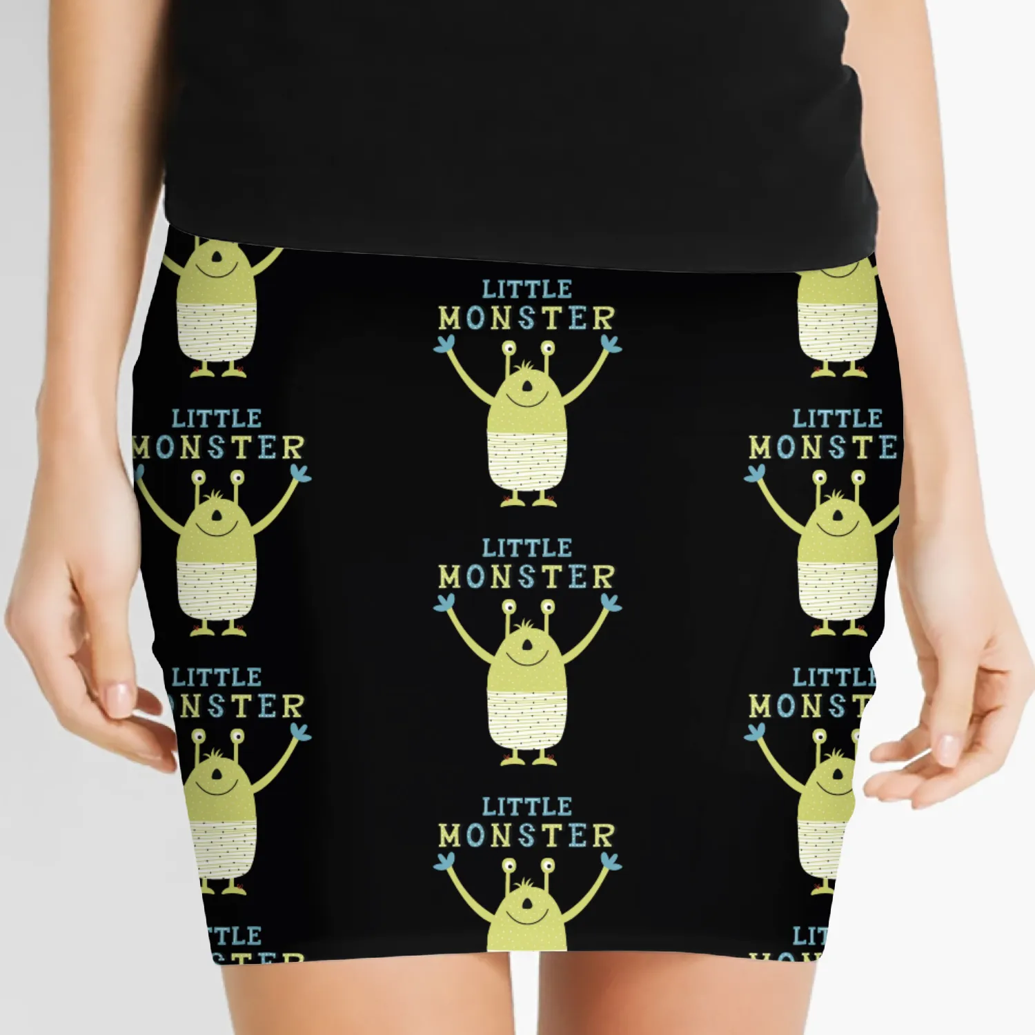 Little Monster Boy Women's Mini Skirts