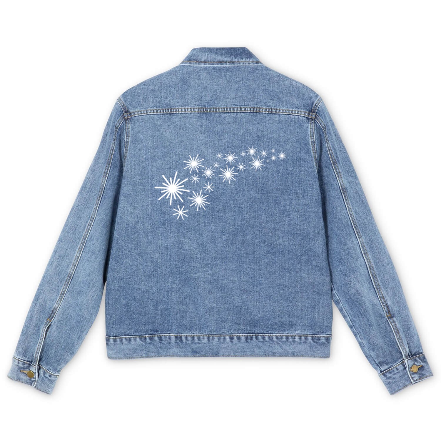 Starfleet White Men's Denim Jackets