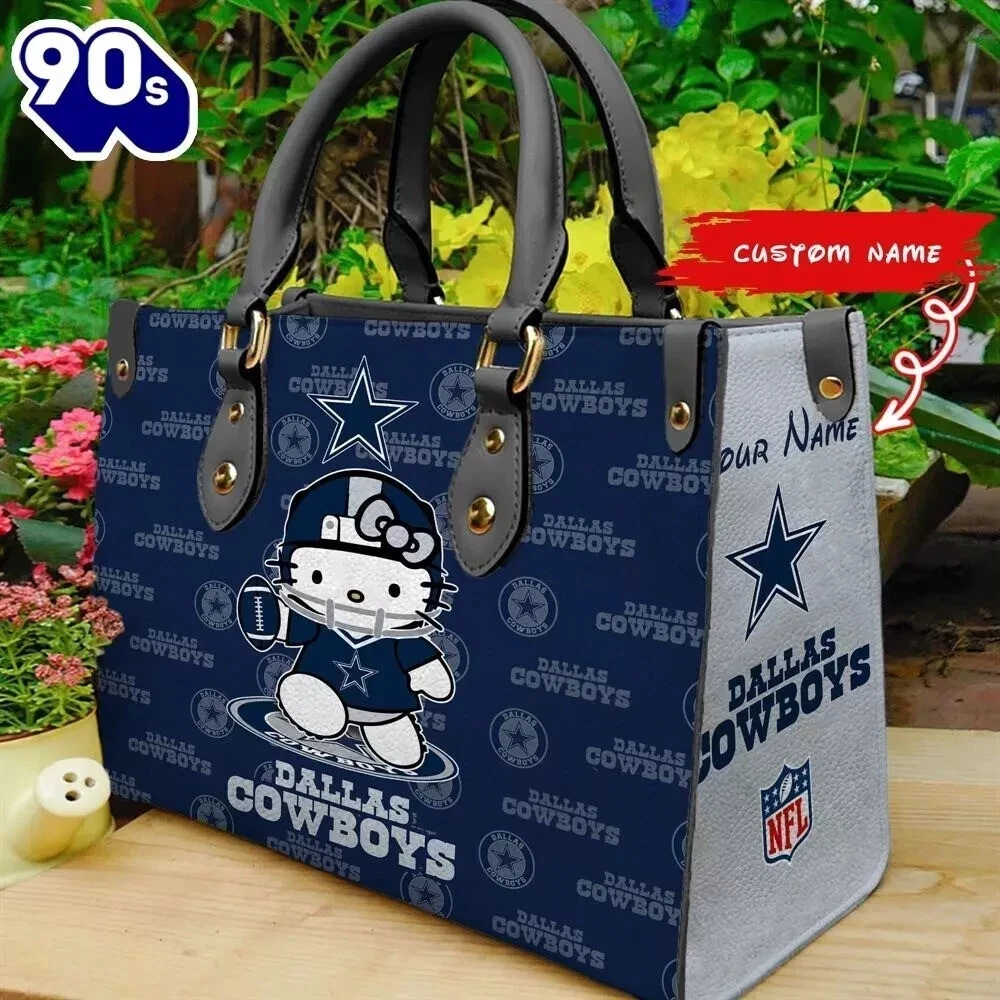 Personalized Dallas Football Team Cowboyss Leather Handbag Gift