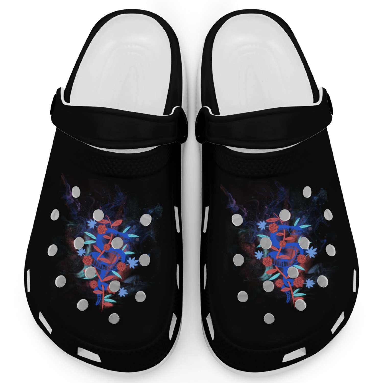 SNAKE CHINA Clogs