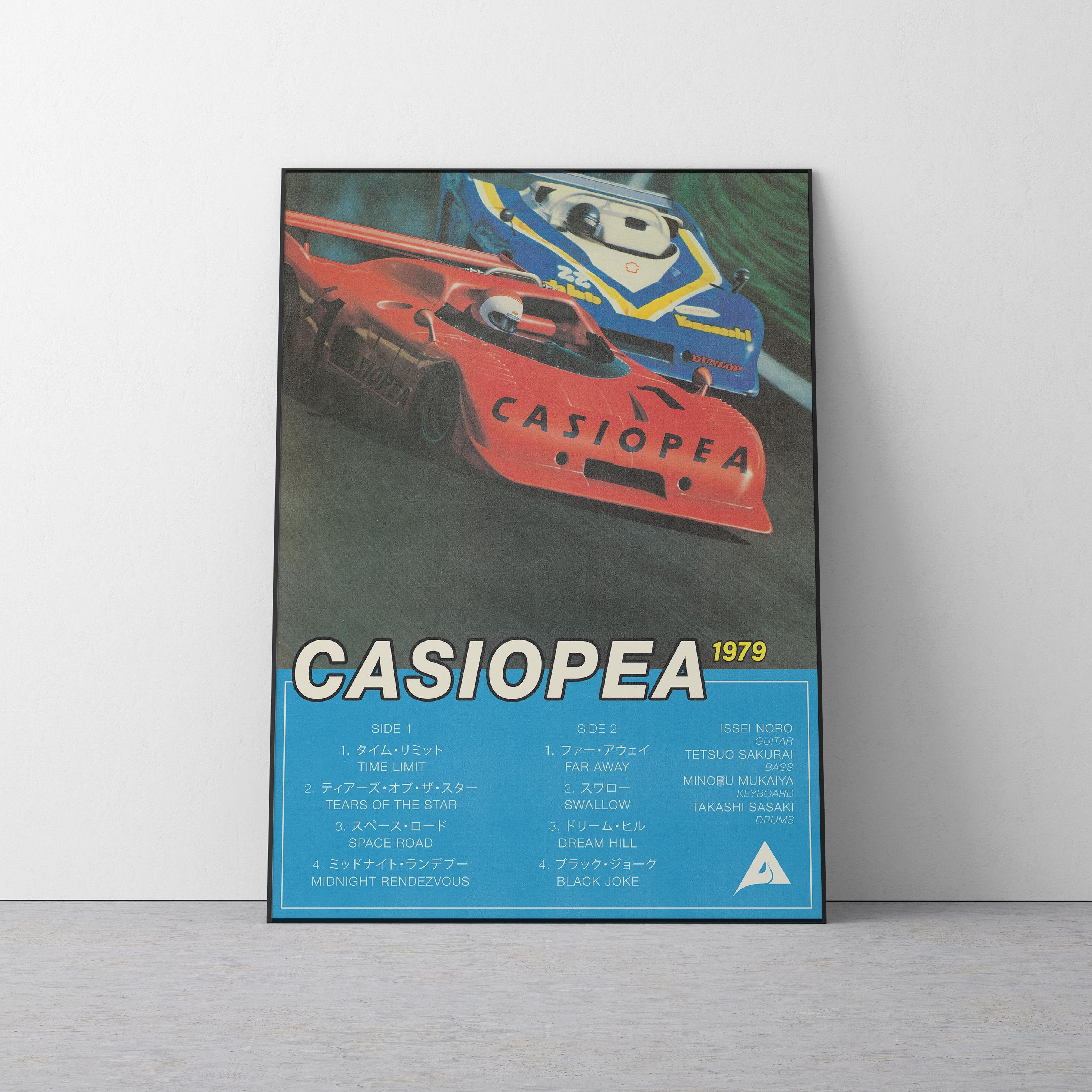 Casiopea Poster | Retro Japanese Jazz Fusion Music Wall Art