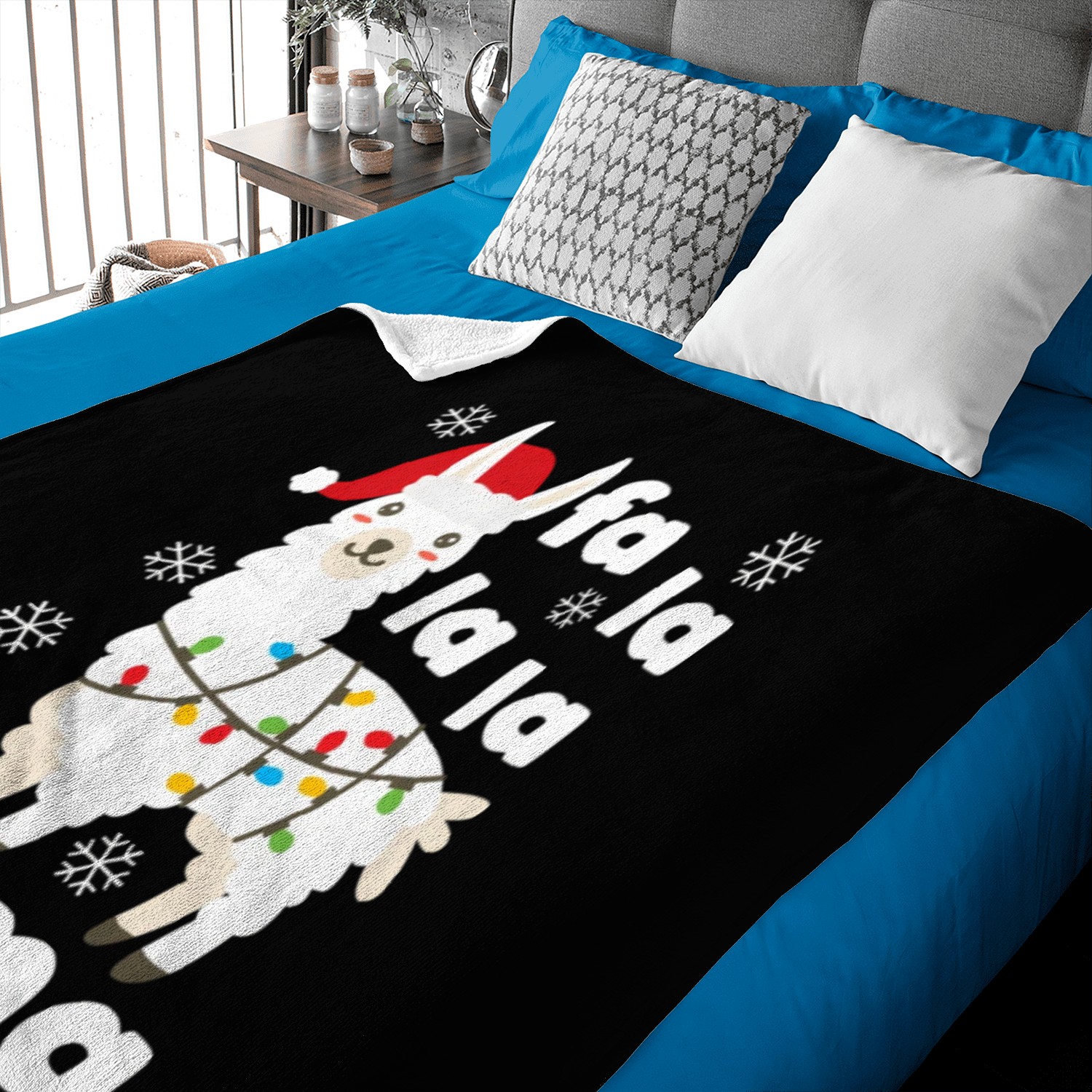 Fa La La Llama Falala Kawaii Snow Lamb Baby Blankets