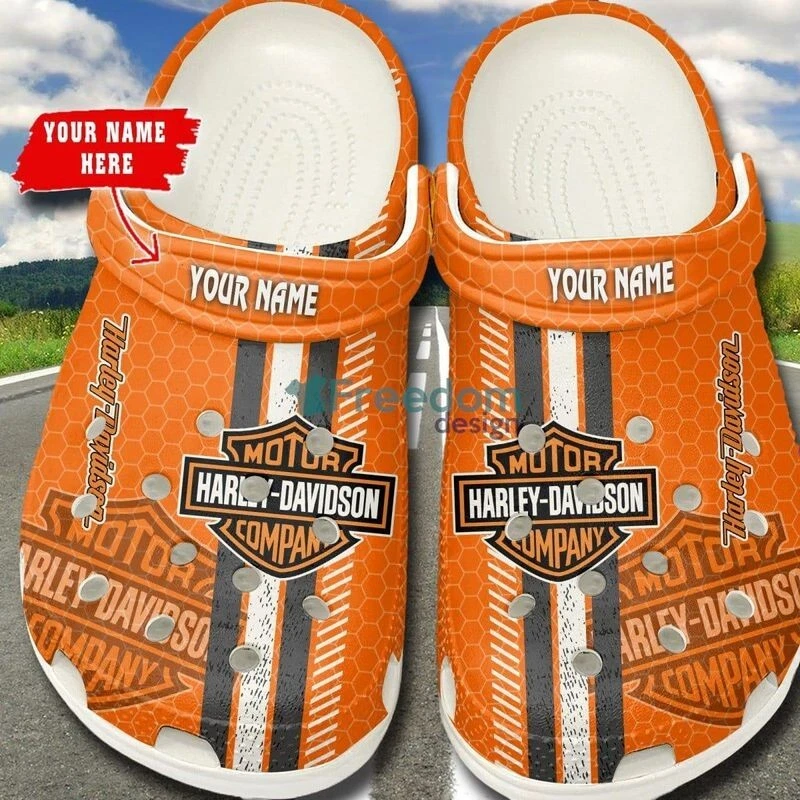 Personalized Harley Racing Davidson Slippers Clogsband Clogs For Adults Lovers